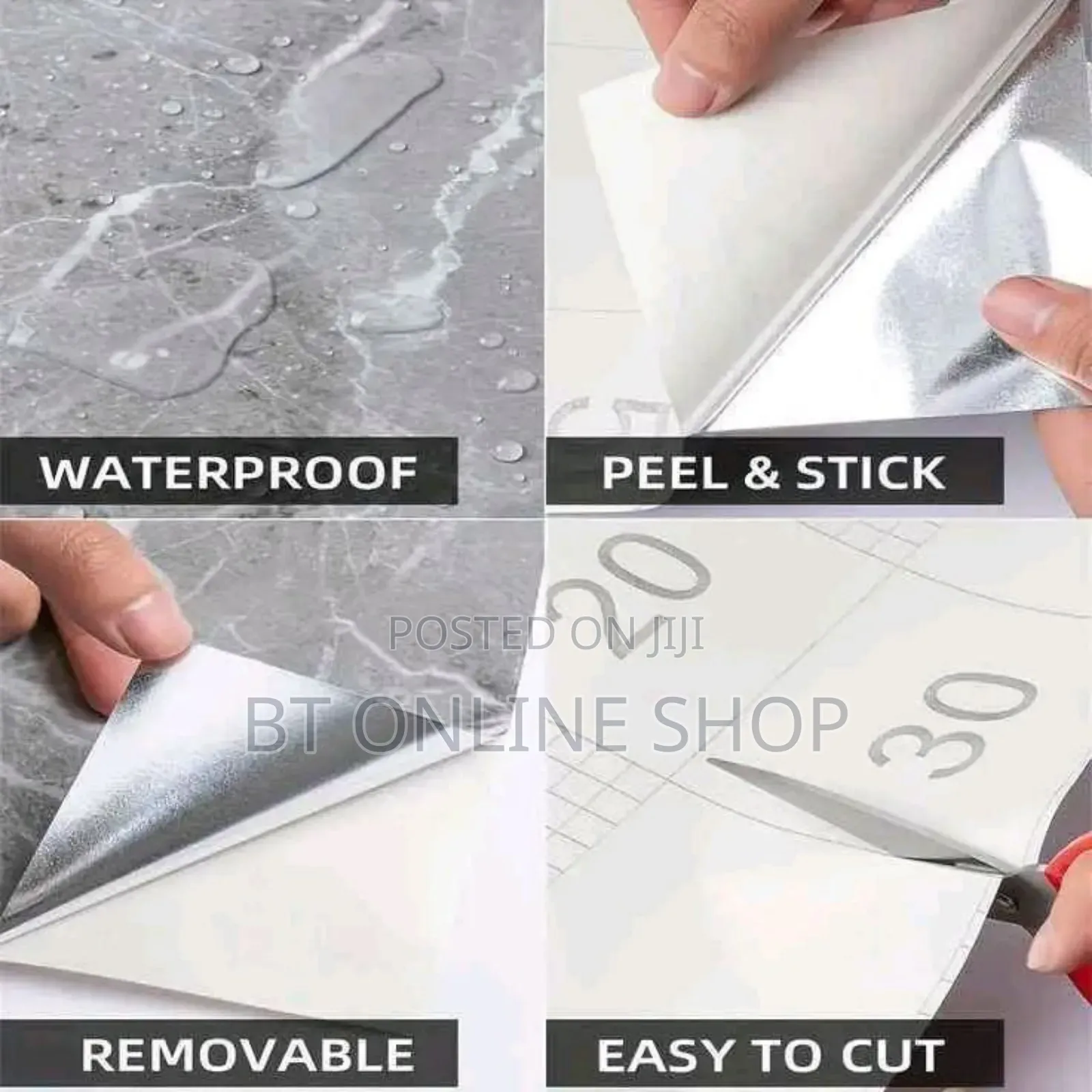 Marble Pattern Water Proof Wall Sticker