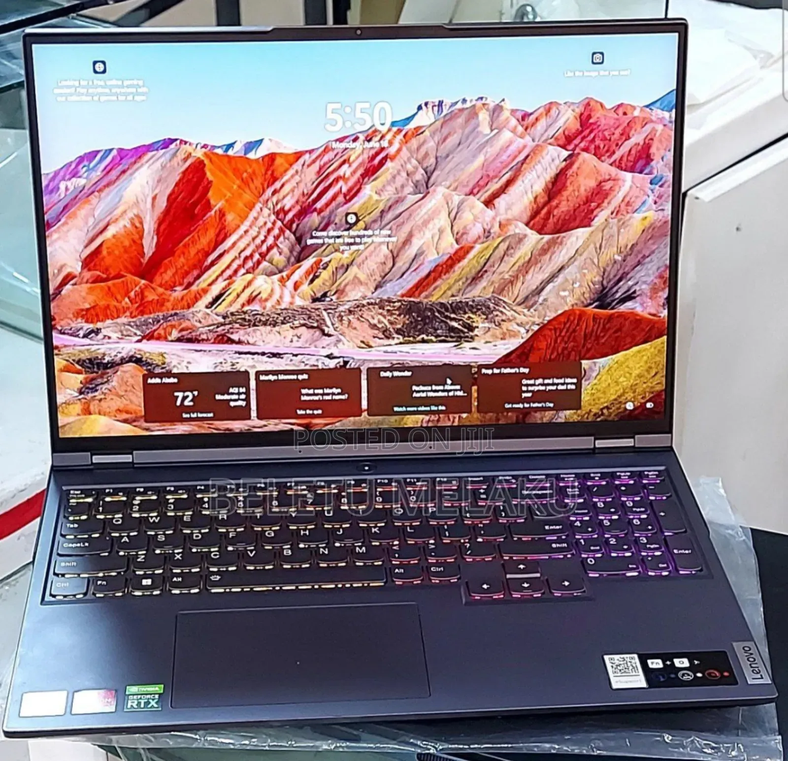 New Laptop Lenovo Legion 5 16GB AMD Ryzen 7 SSD 512GB