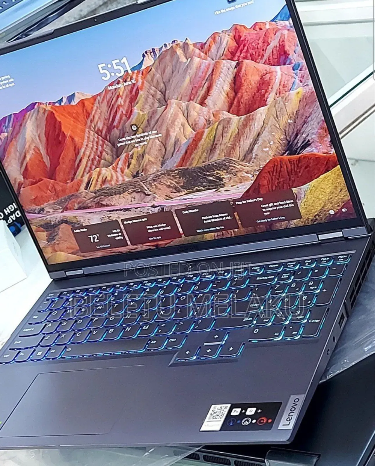 New Laptop Lenovo Legion 5 16GB AMD Ryzen 7 SSD 512GB