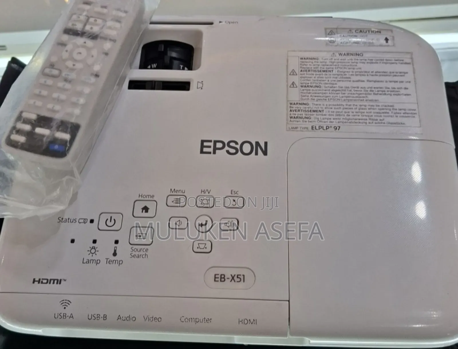 Epson Projector
Model Name: Eb-S31
Has : Bag 