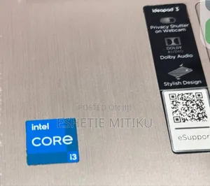 New Laptop Lenovo Ideapad 3 8GB Intel Core I3 SSD 256GB