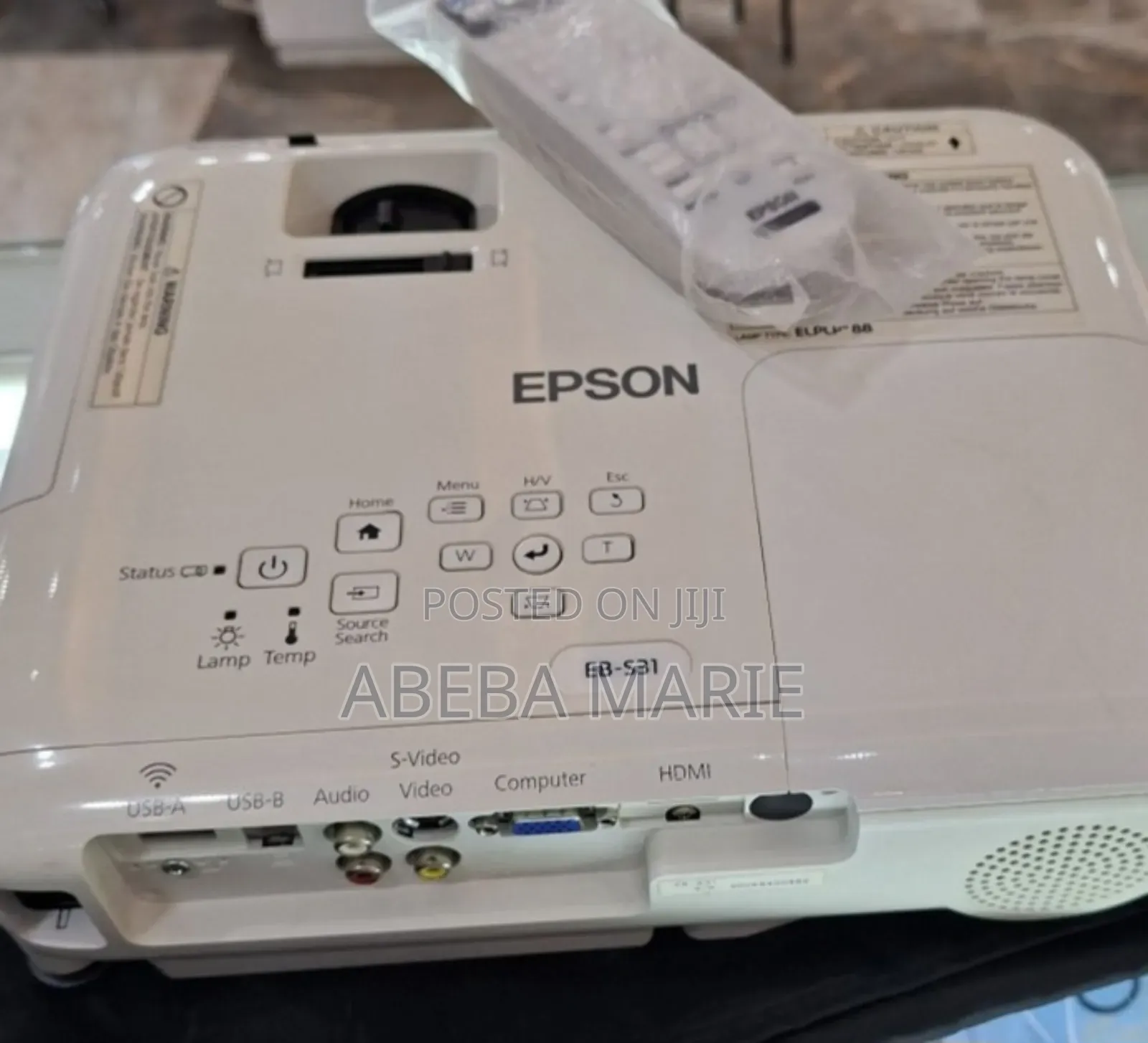 Epson Projector Model Name: Eb-S31 Has