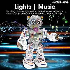 Transparent Diy Gear Action Robot