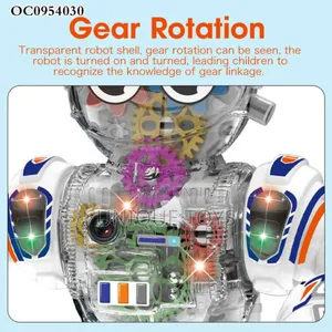 Transparent Diy Gear Action Robot