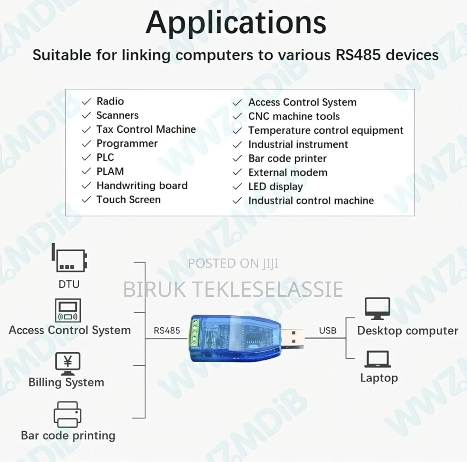 Industrial Usb to Rs485 Converter