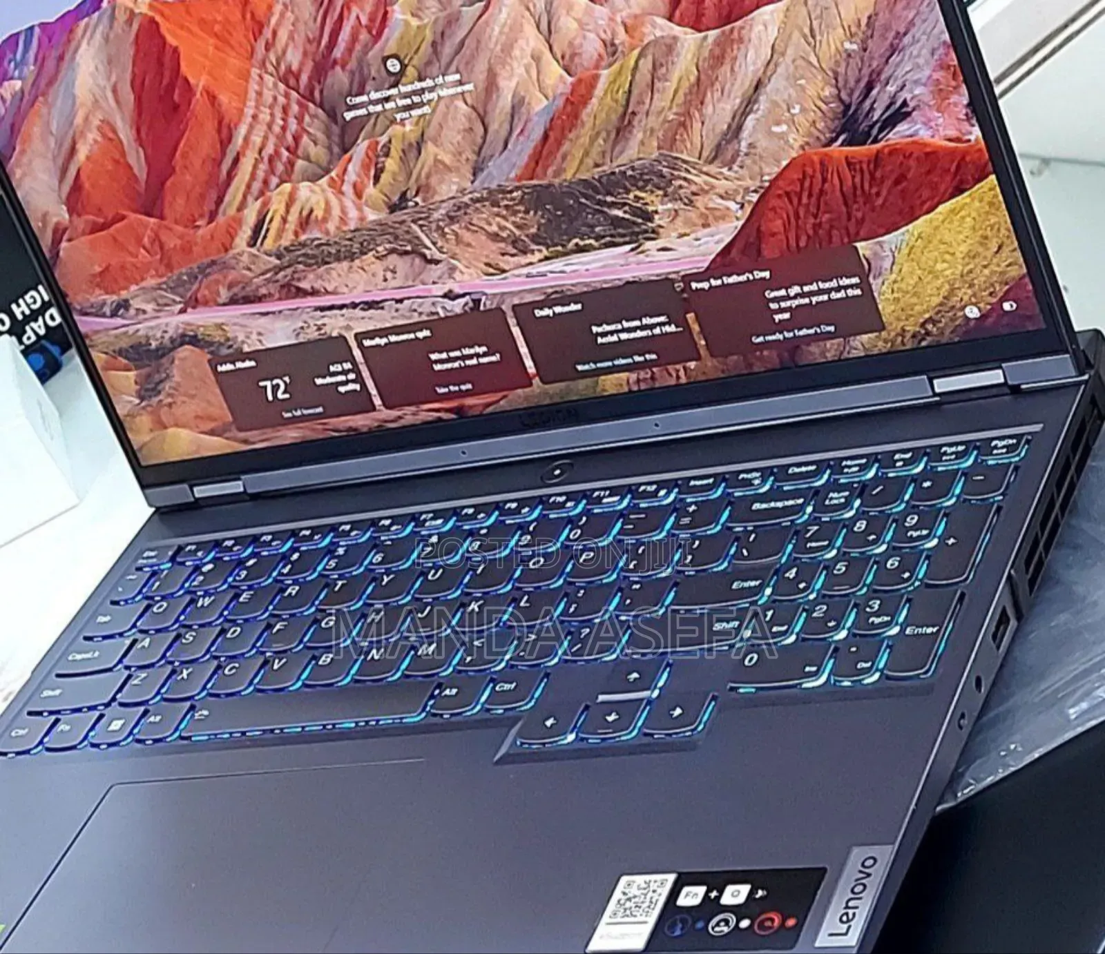 New Laptop Lenovo Legion 5 16GB AMD Ryzen 7 SSD 512GB
