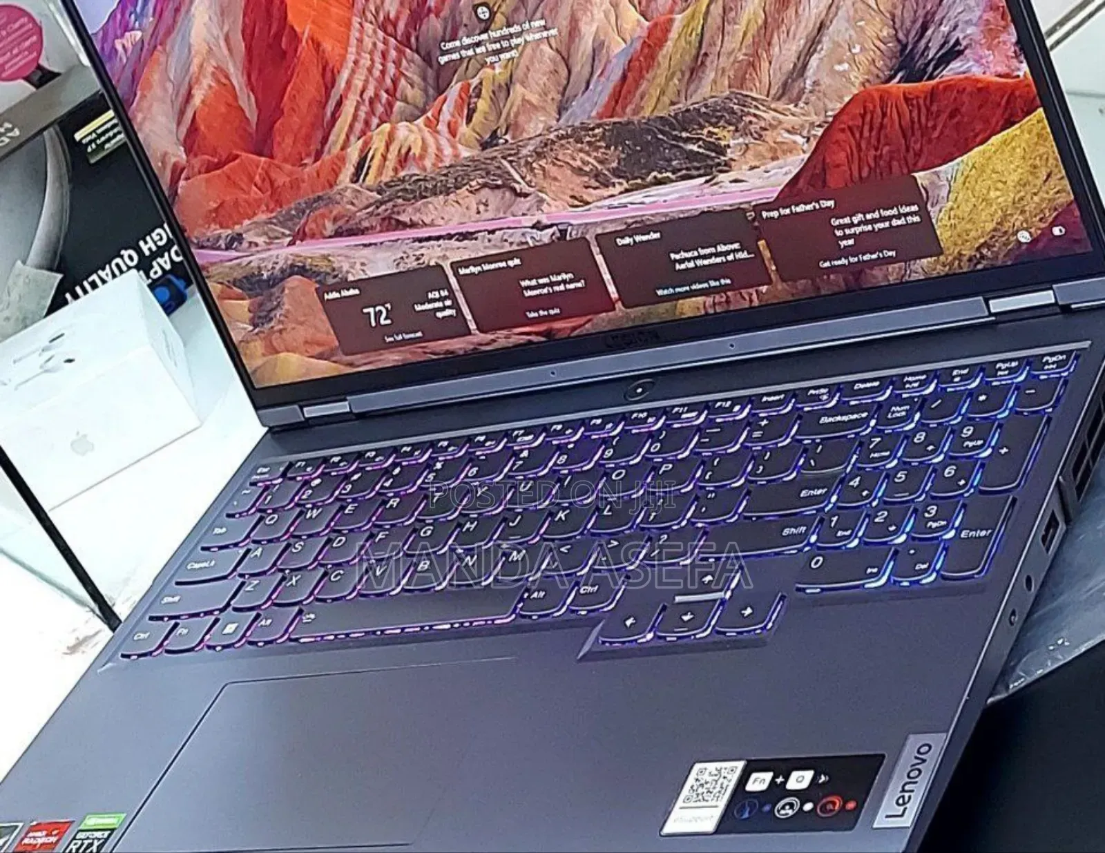 New Laptop Lenovo Legion 5 16GB AMD Ryzen 7 SSD 512GB