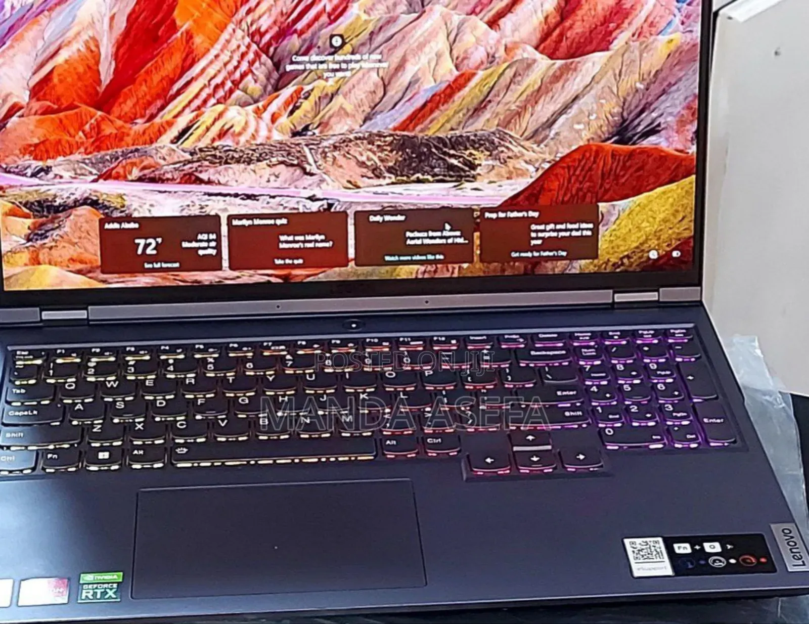 New Laptop Lenovo Legion 5 16GB AMD Ryzen 7 SSD 512GB