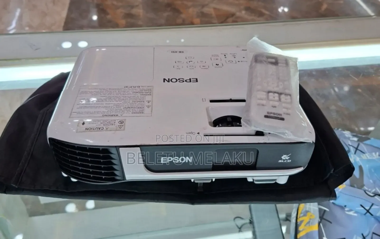 Epson Projector 
Model: Eb-X51
Has: Bag Remote