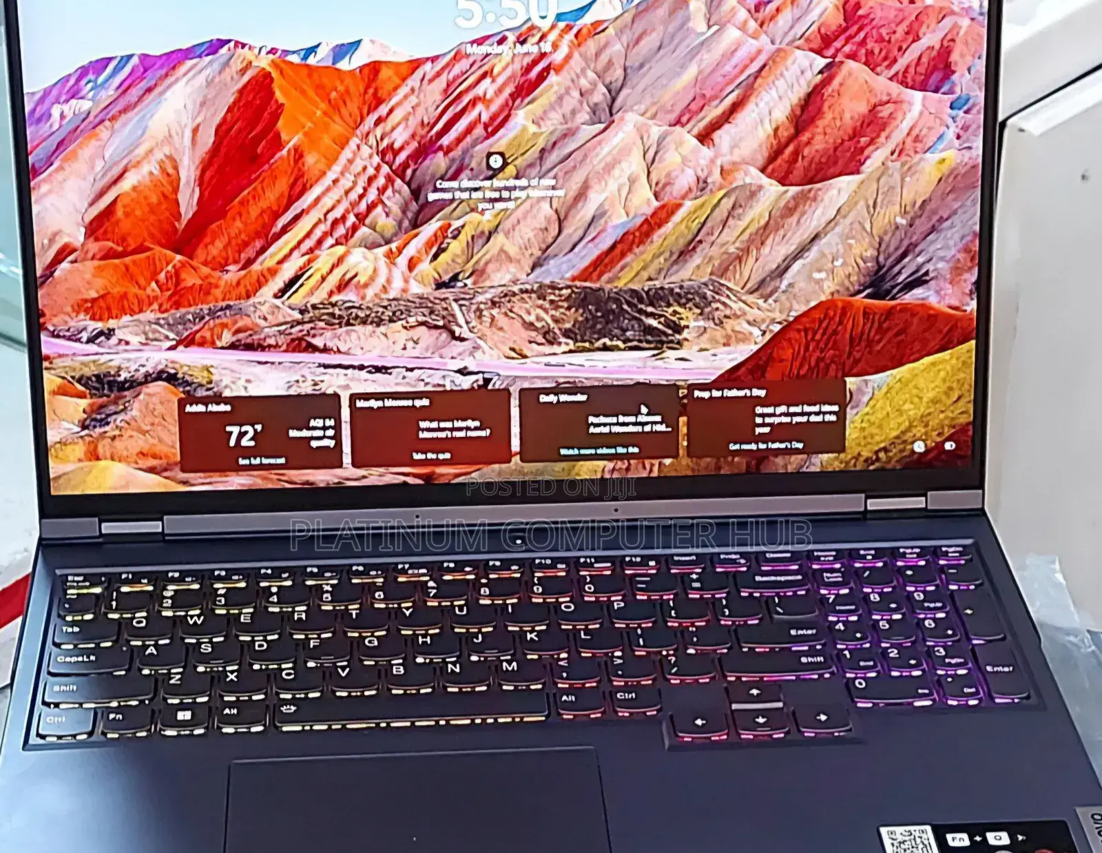 New Laptop Lenovo Legion 5 16GB AMD Ryzen 7 SSD 512GB
