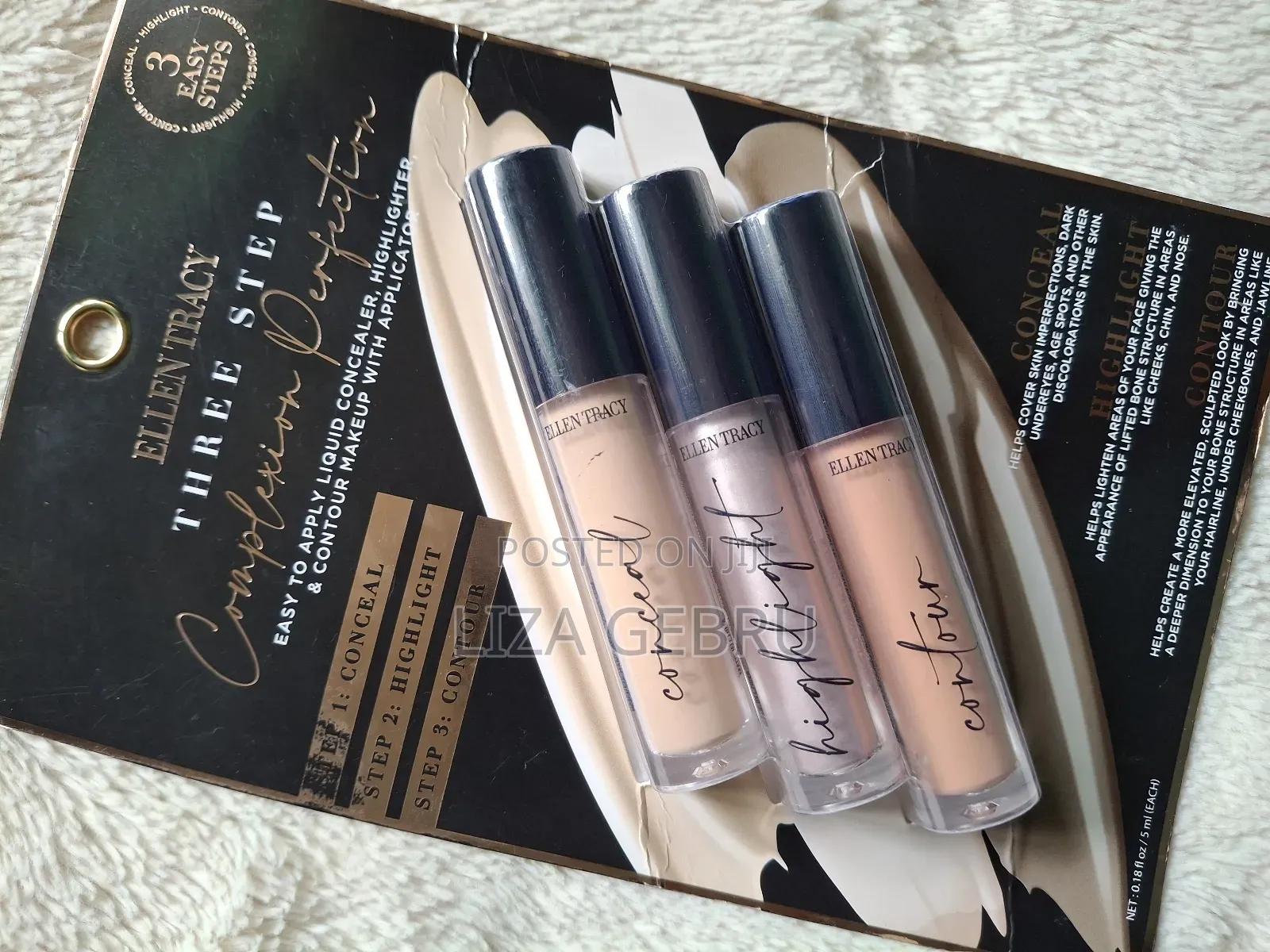 Ellen Tracy Conceler,Highlighter and Contour Combo. 2500