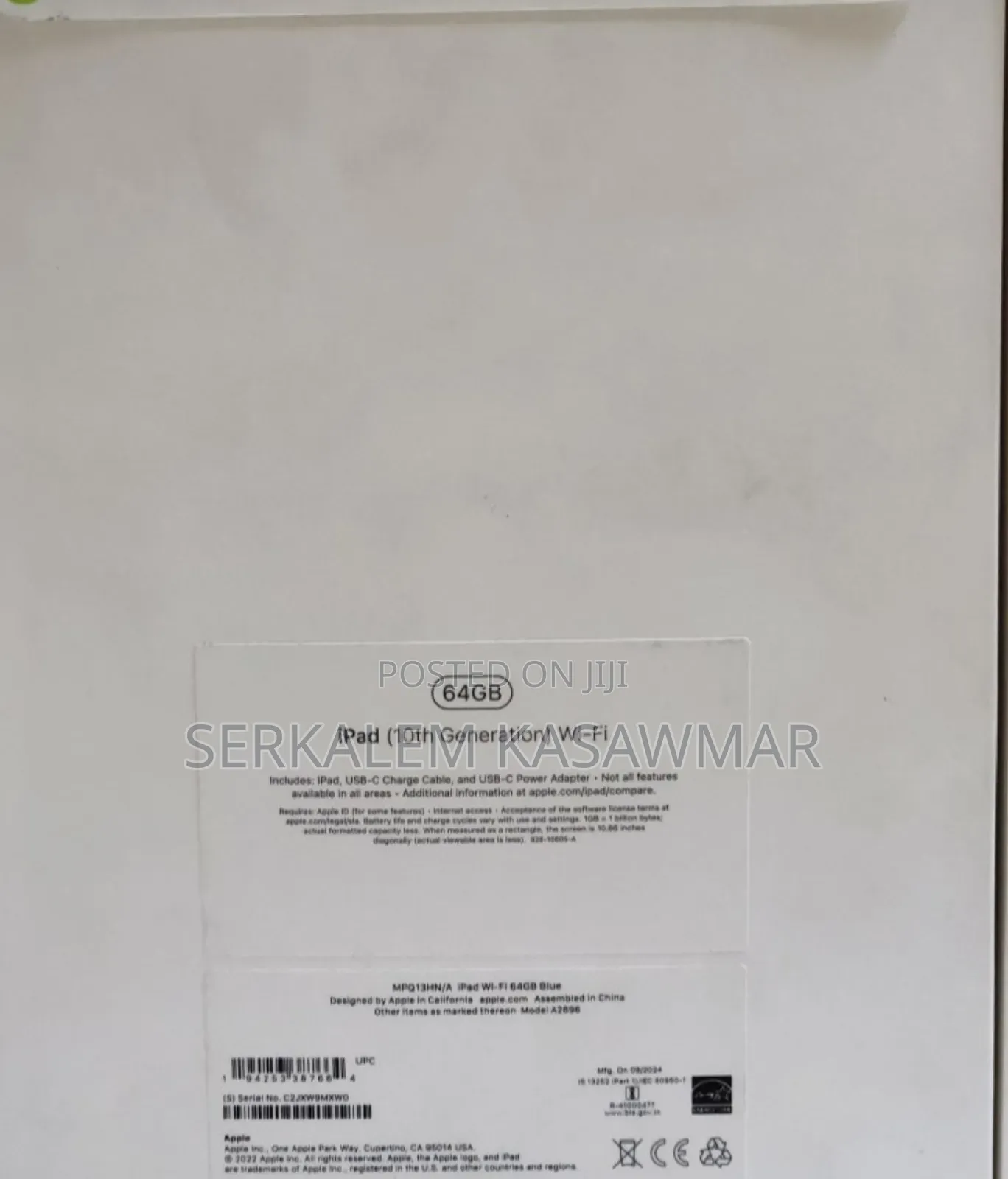 New Apple iPad 10.2 (2019) 64 GB Silver