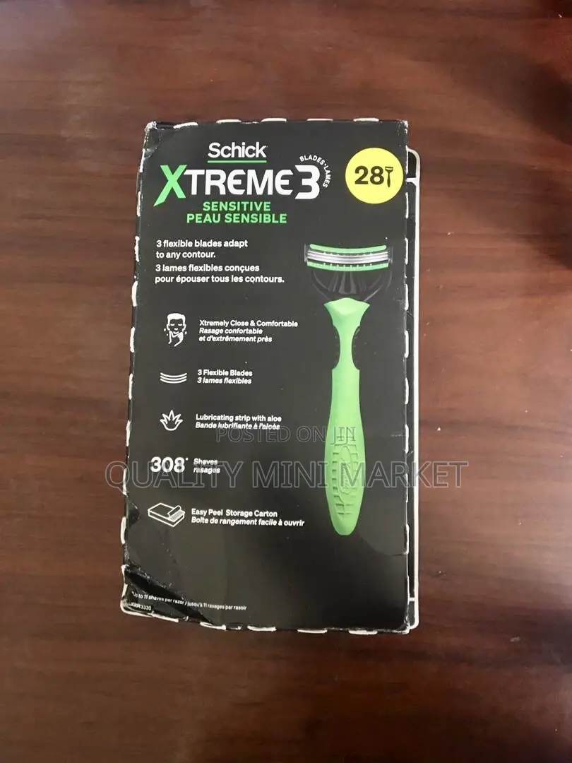 ፂም ፀጉር መላጫ 28 ፍሬ Schick Xtreame3 28 Piece Disposable Shavers