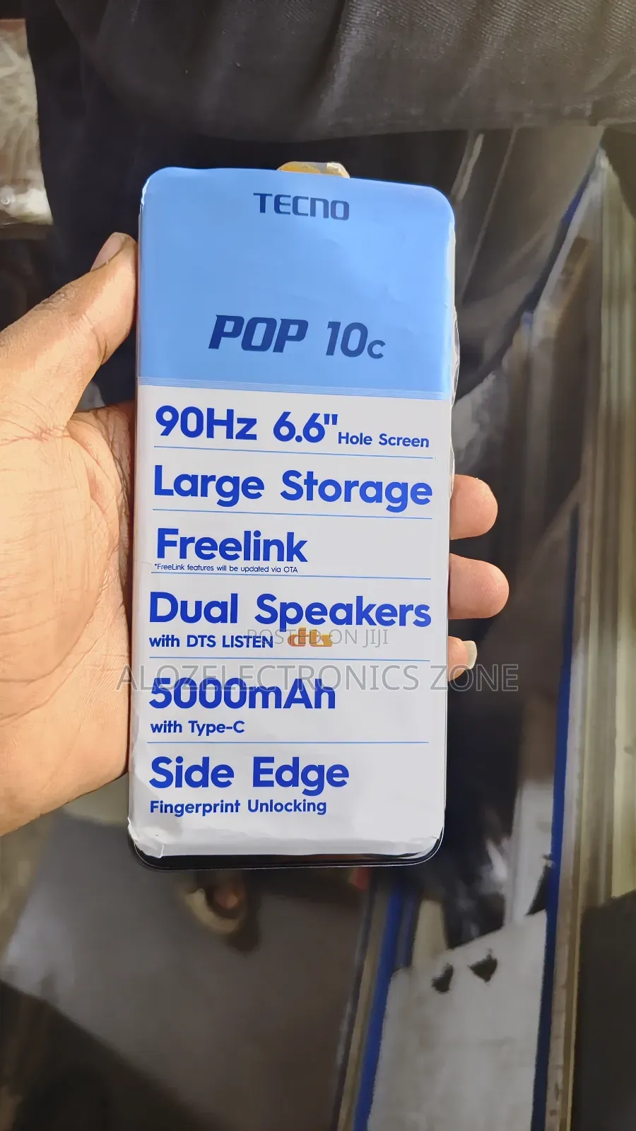 New Tecno Pop 10C 64 GB Black