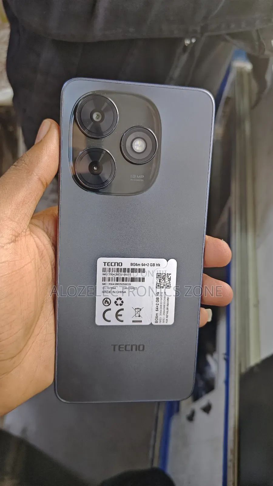 New Tecno Pop 10C 64 GB Black