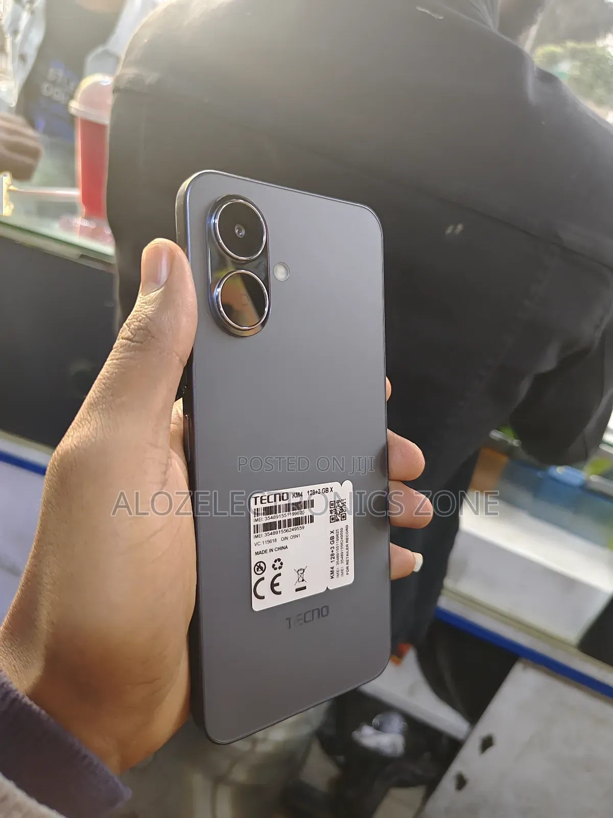 New Tecno Pop 10 128 GB Black