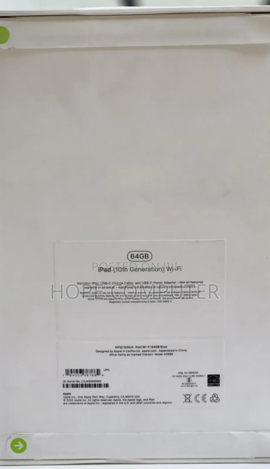 New Apple iPad 10.2 (2021) 64 GB