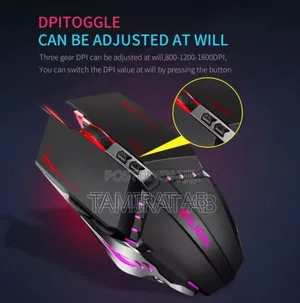 G7 Wired Gaming Mouse 7 Buttons 3600 Dpi Led Optical