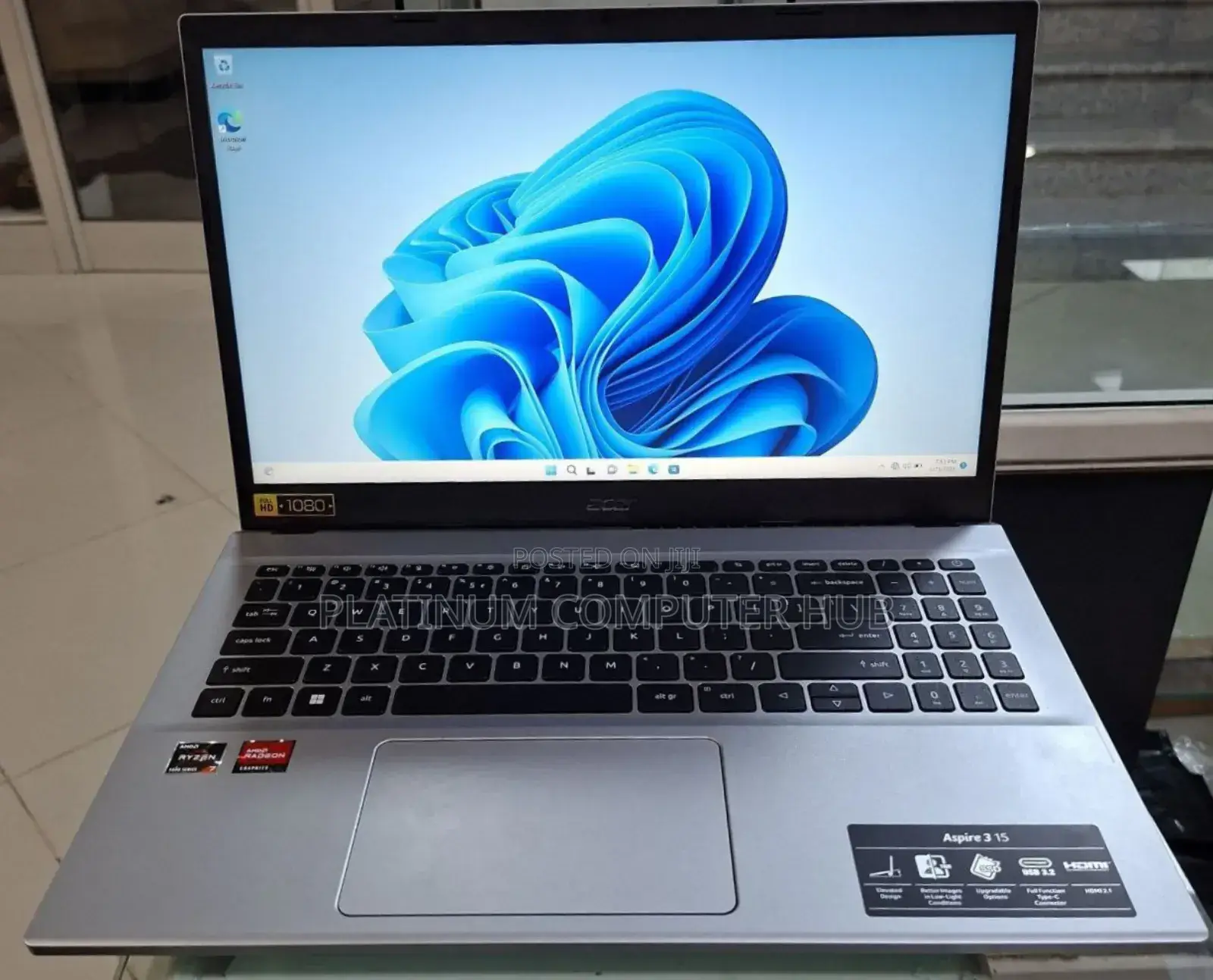 New Laptop Acer Aspire 3 A315-31 16GB AMD Ryzen 7 SSD 1T