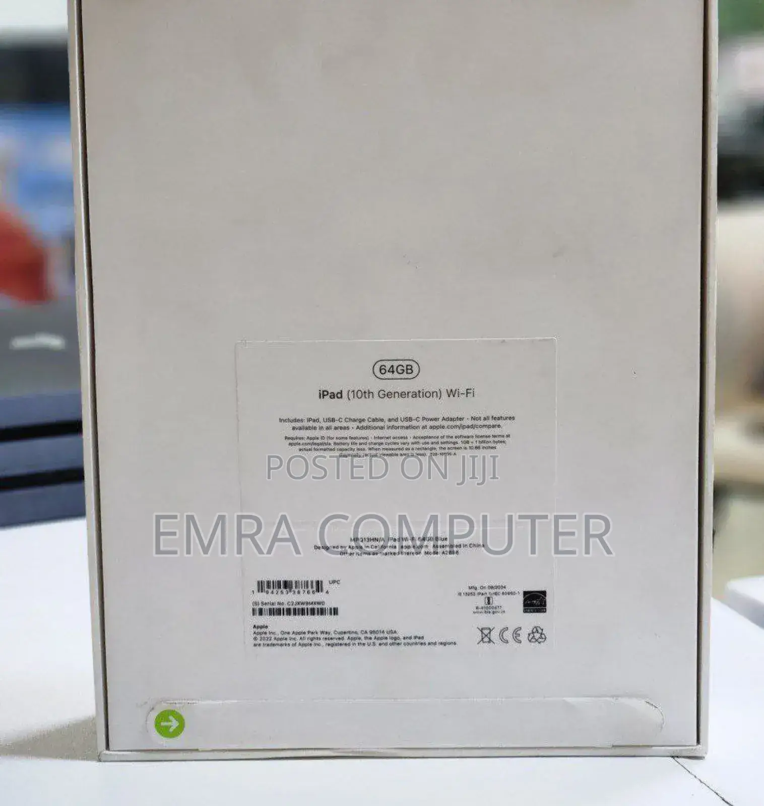 New Apple iPad (2025) 64 GB Black