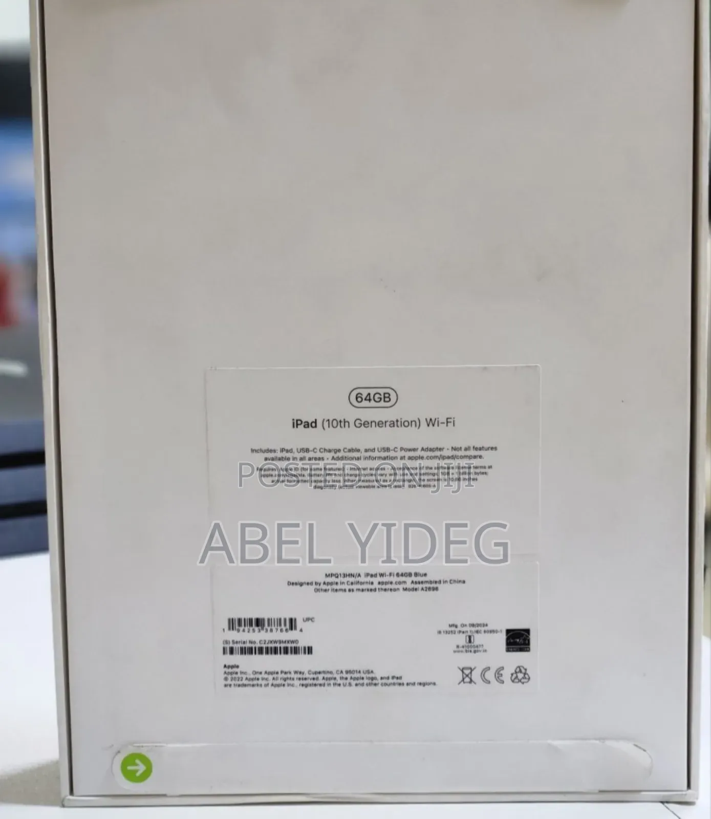 New Apple iPad 10.2 (2021) 64 GB