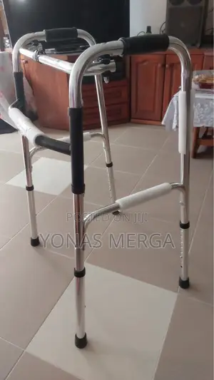 Non-Slip Stable Walker Up to 180 Kg, Silver