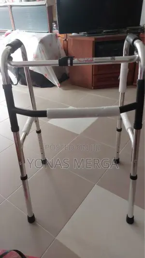 Non-Slip Stable Walker Up to 180 Kg, Silver