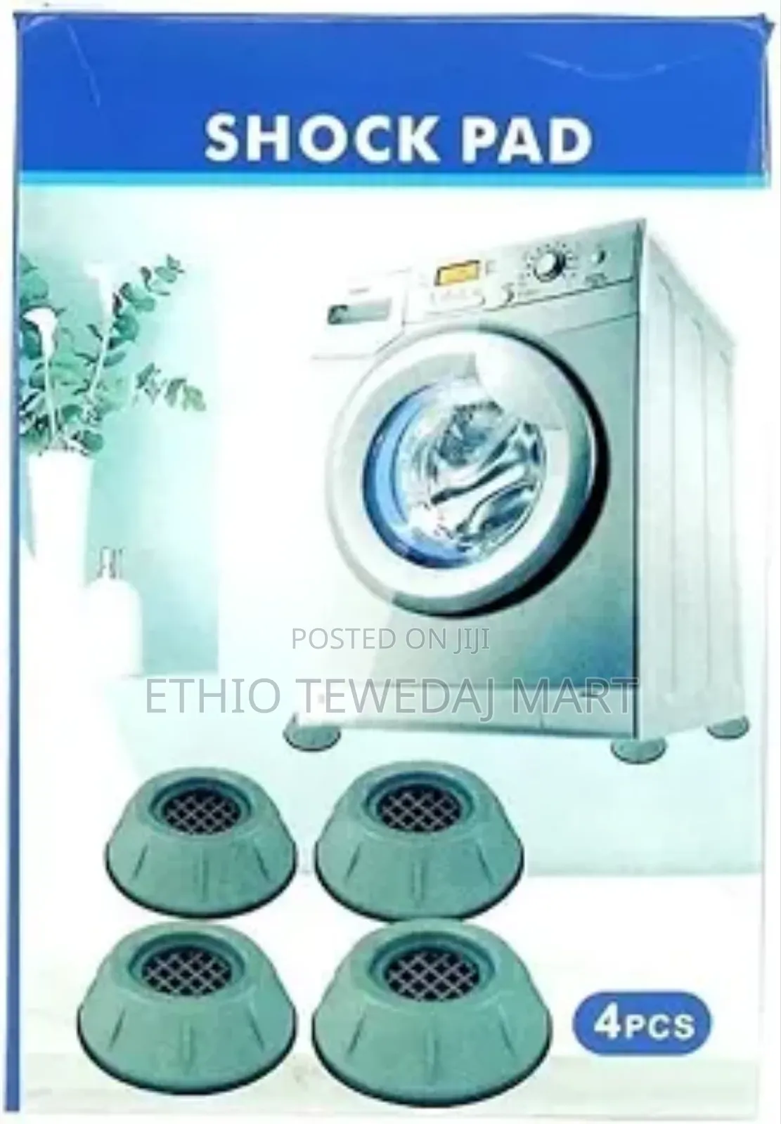 Anti Vibration Pads for Washer Dryer Pad Set (4 Pieces)