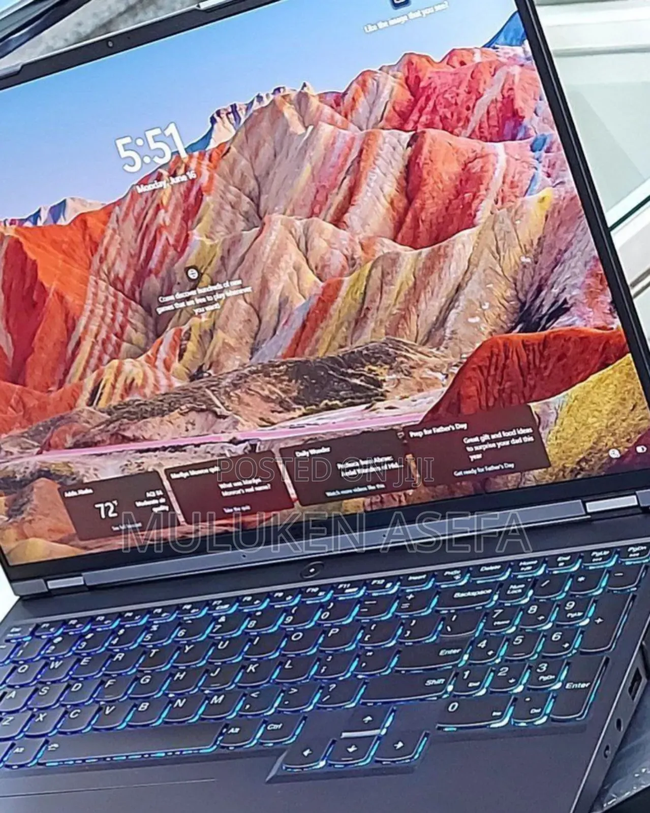 New Laptop Lenovo Legion 5 16GB AMD Ryzen 7 SSD 512GB