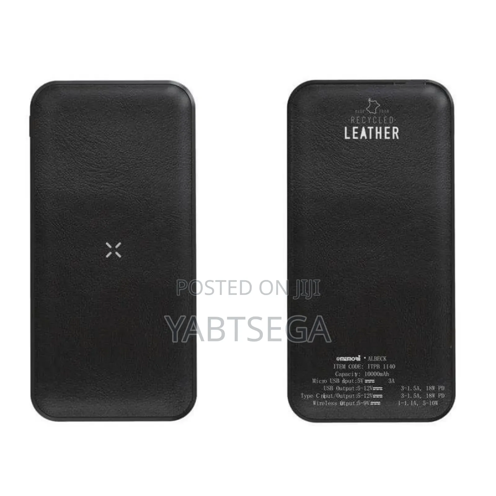  Albeck Recycled Leather Powerbank