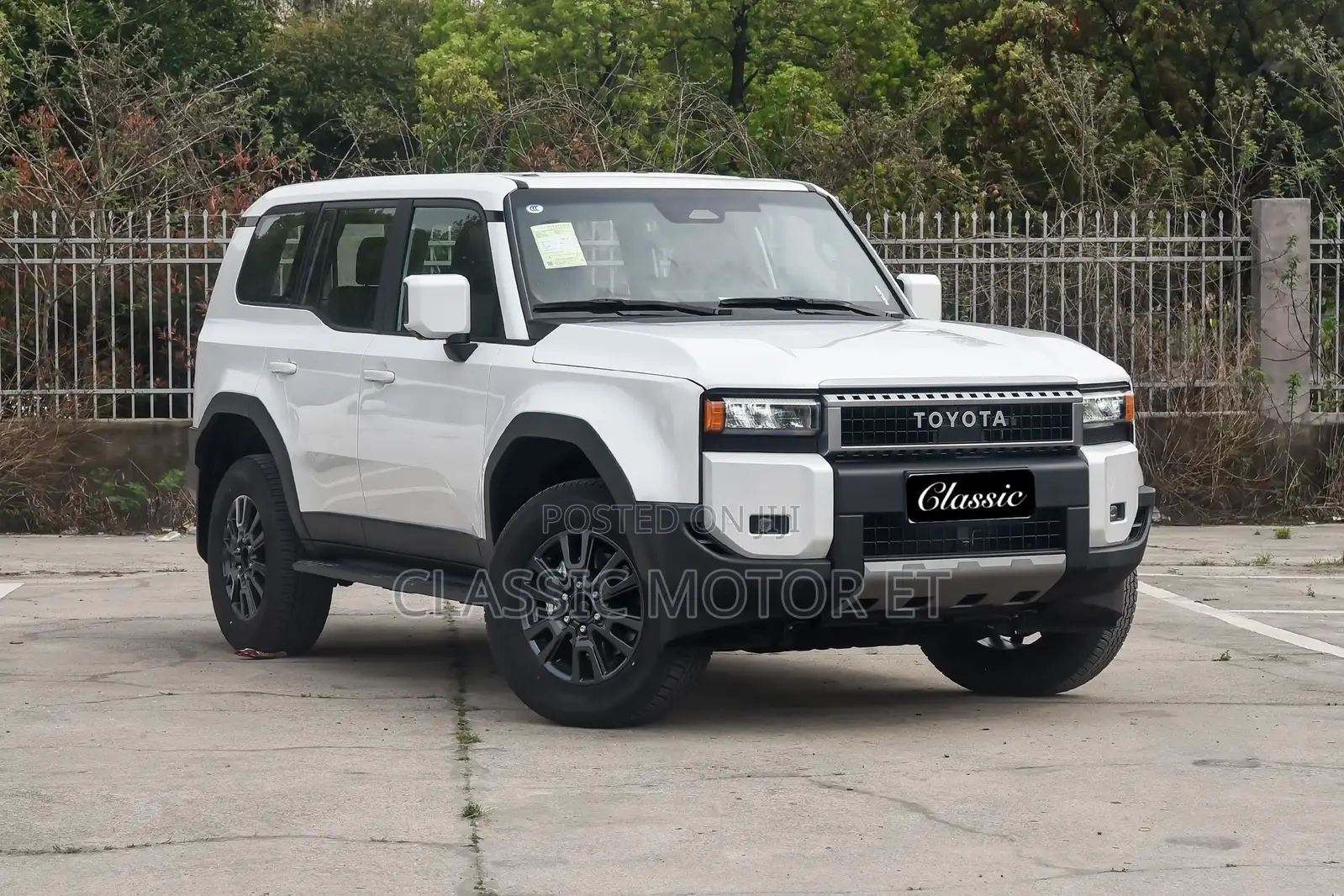 New Toyota Land Cruiser Prado 2.4 Hybrid 2024 White