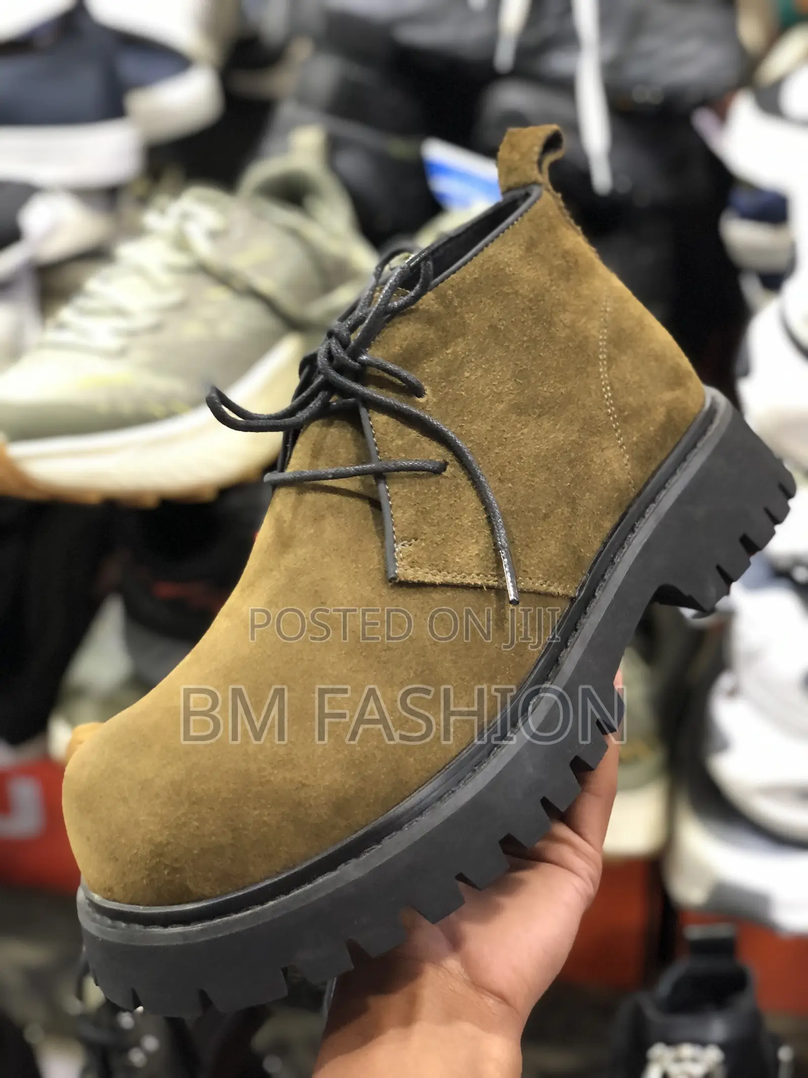 Metallic Sunburst Men's Suede Boots