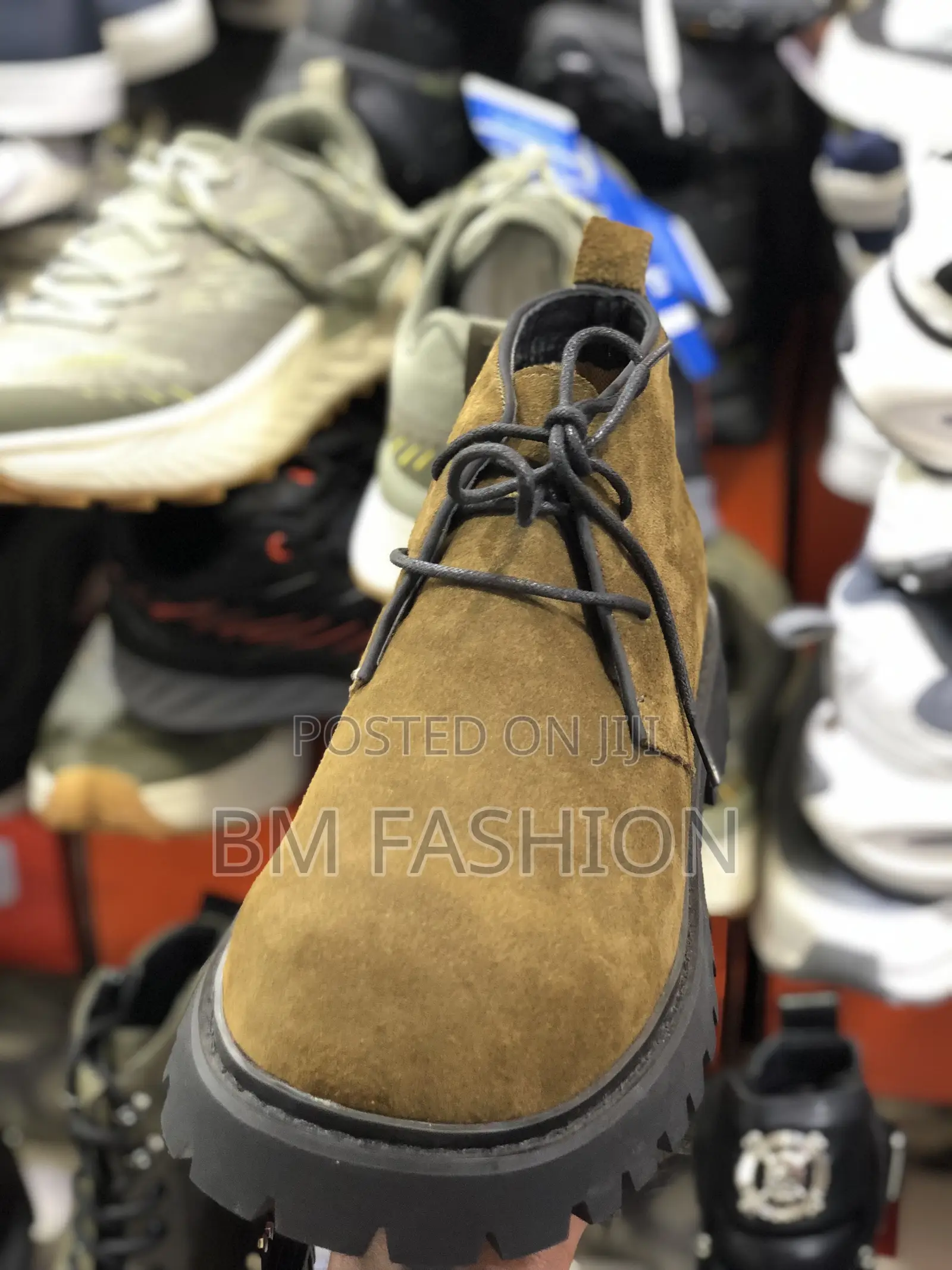 Metallic Sunburst Men's Suede Boots