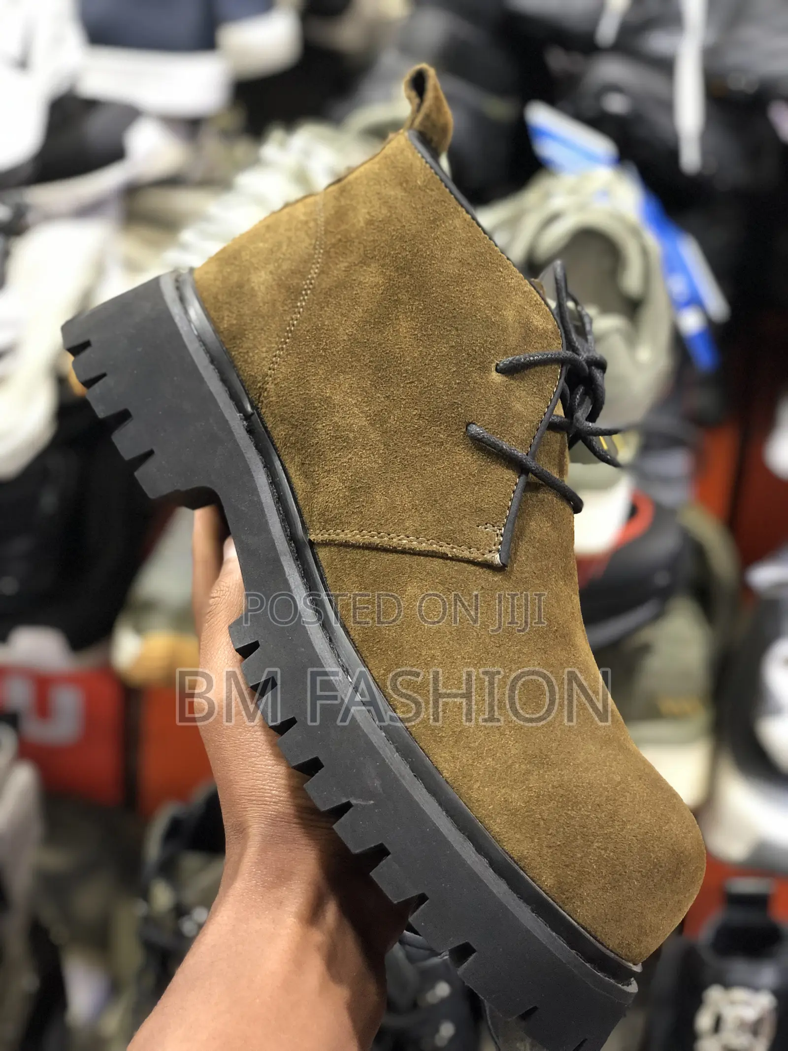 Metallic Sunburst Men's Suede Boots