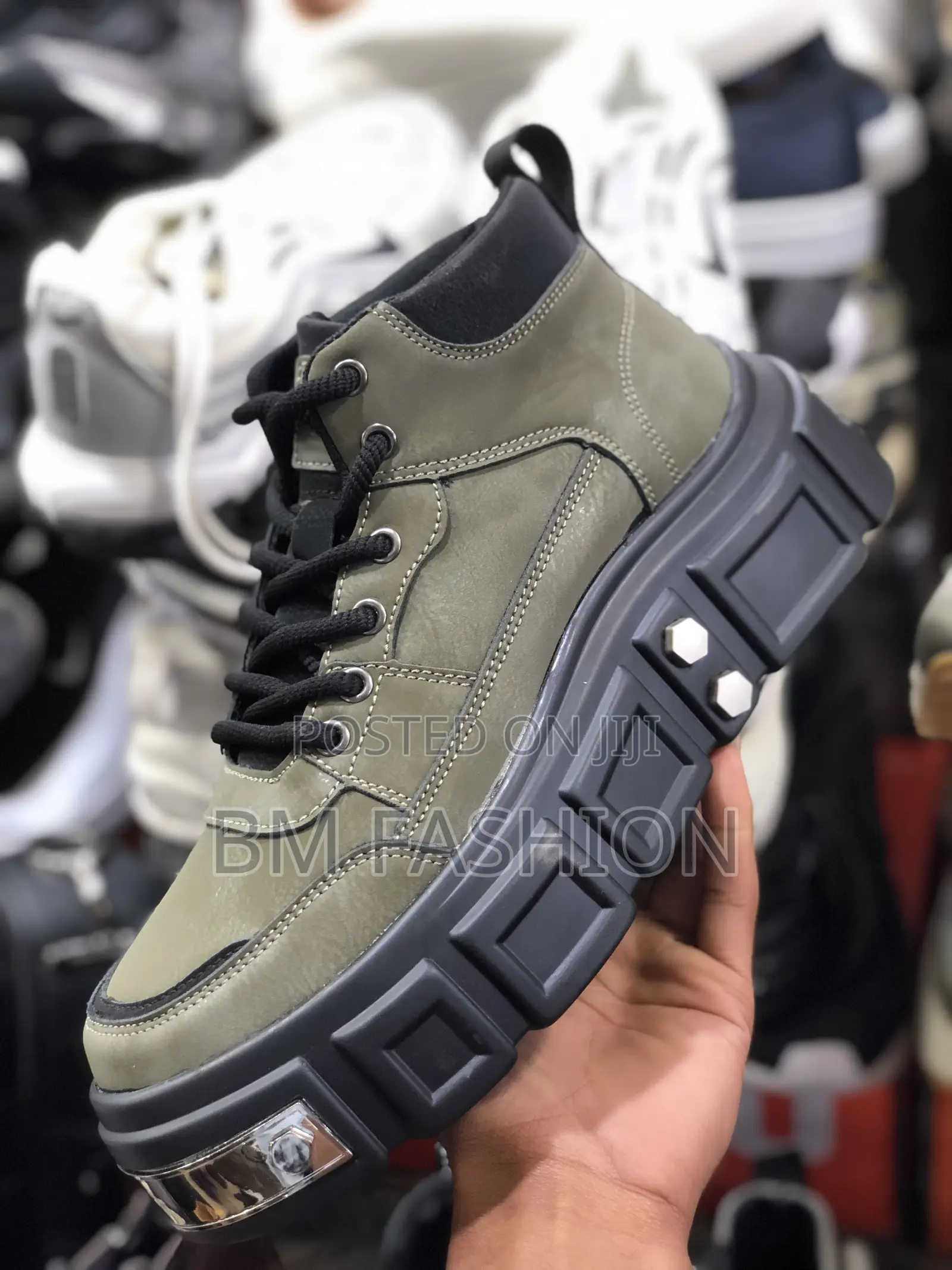 Men's Casual Boots Military Green