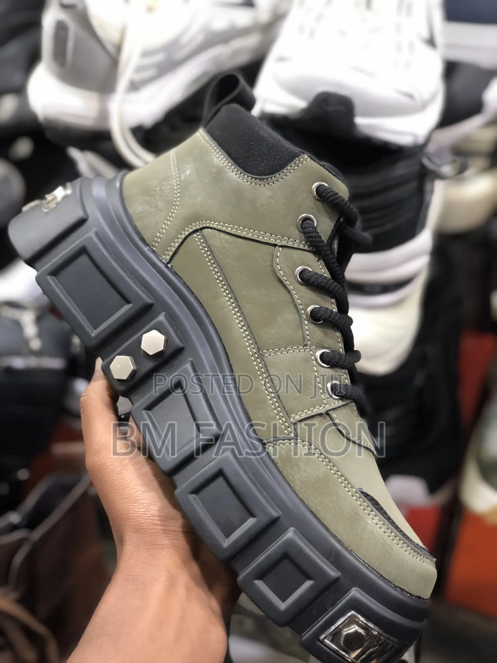 Men's Casual Boots Military Green