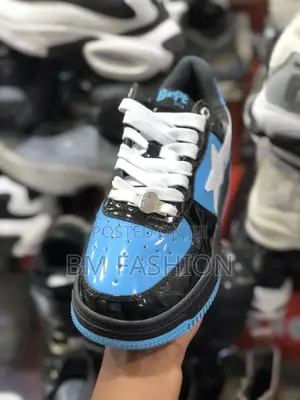 Bape Star Blue Bapesta Trendy Sneakers