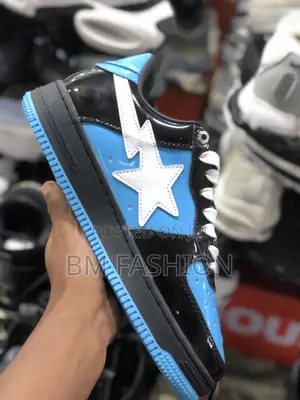 Bape Star Blue Bapesta Trendy Sneakers