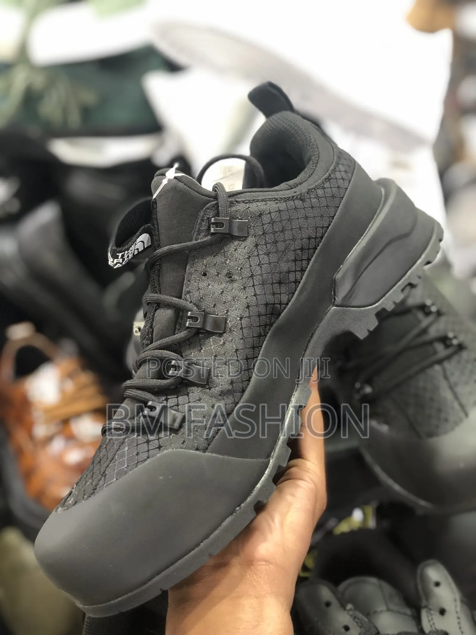 The North Face Master Quality Black Outdoor Shoes
