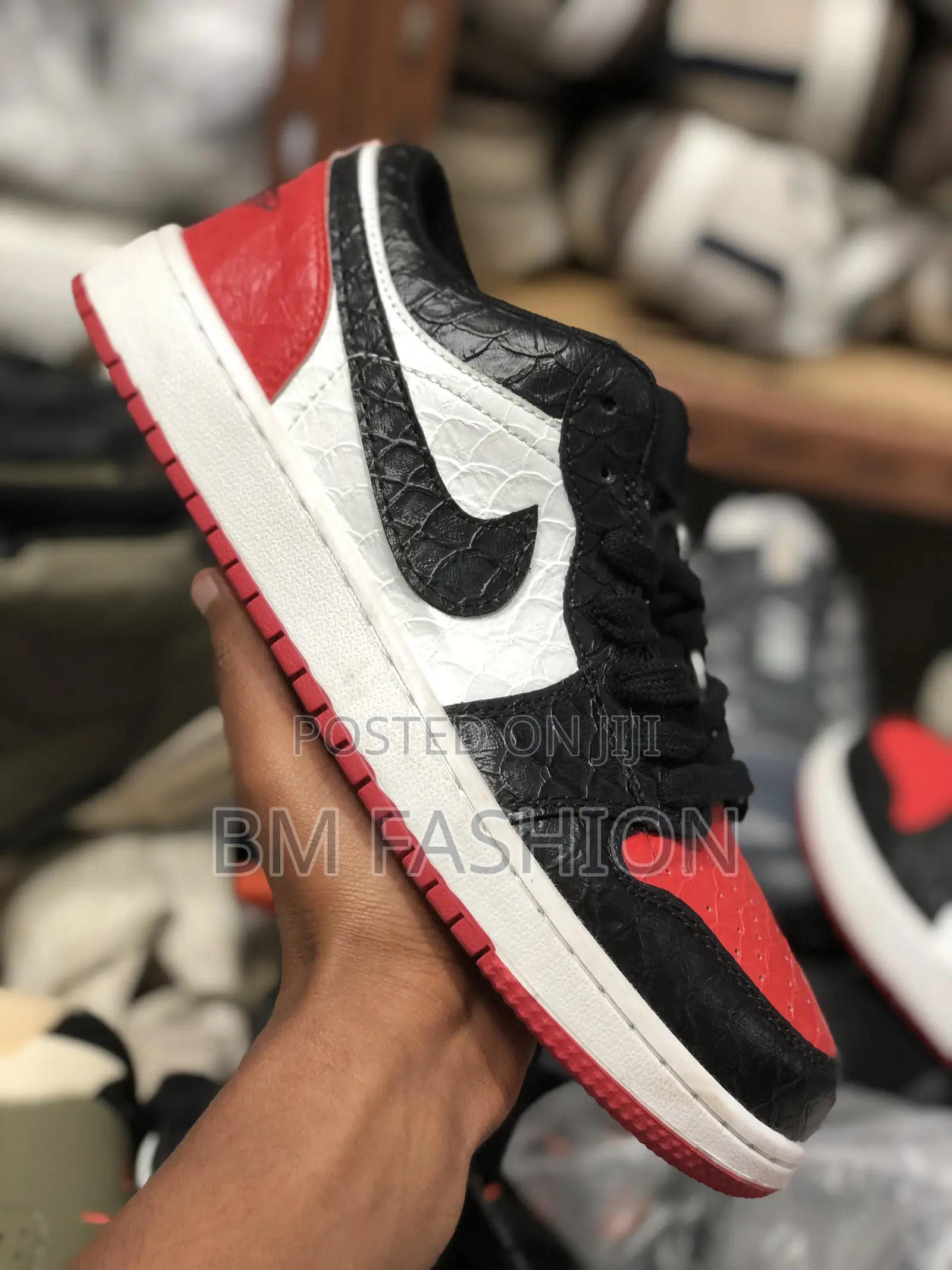 Jordan 1 Low Dunk Red X White X Black | Multicolor