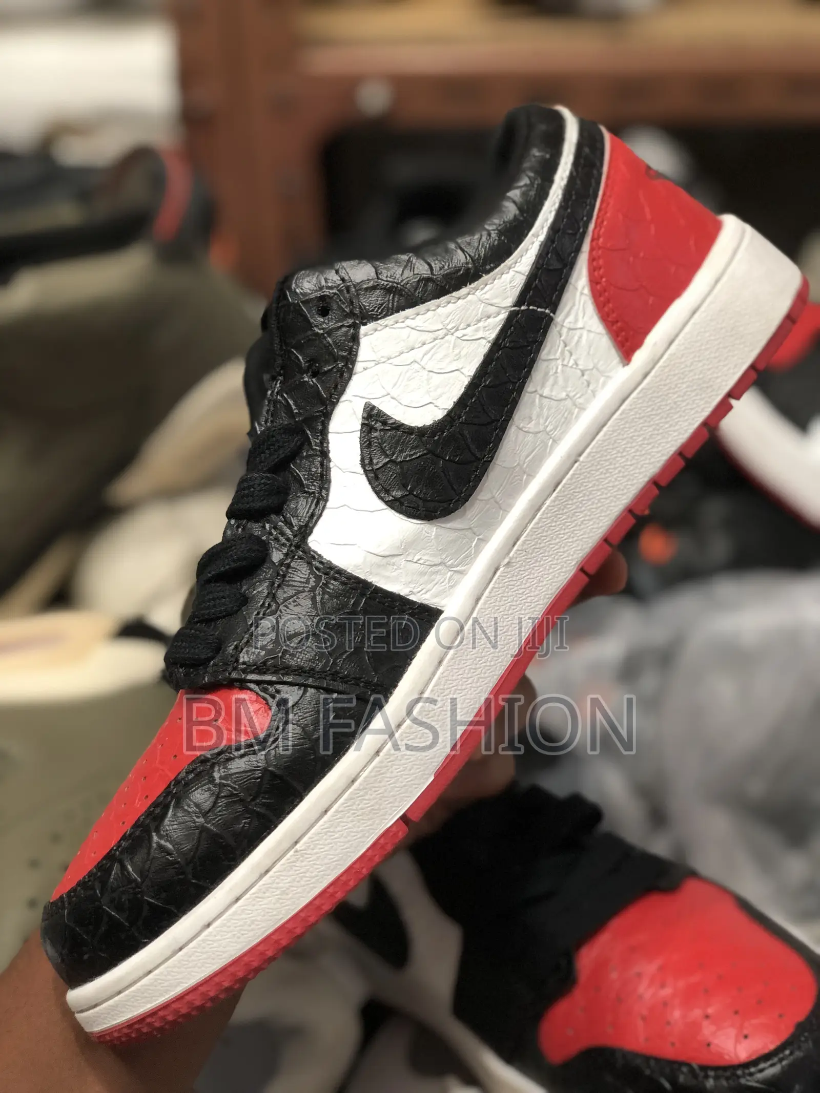 Jordan 1 Low Dunk Red X White X Black | Multicolor