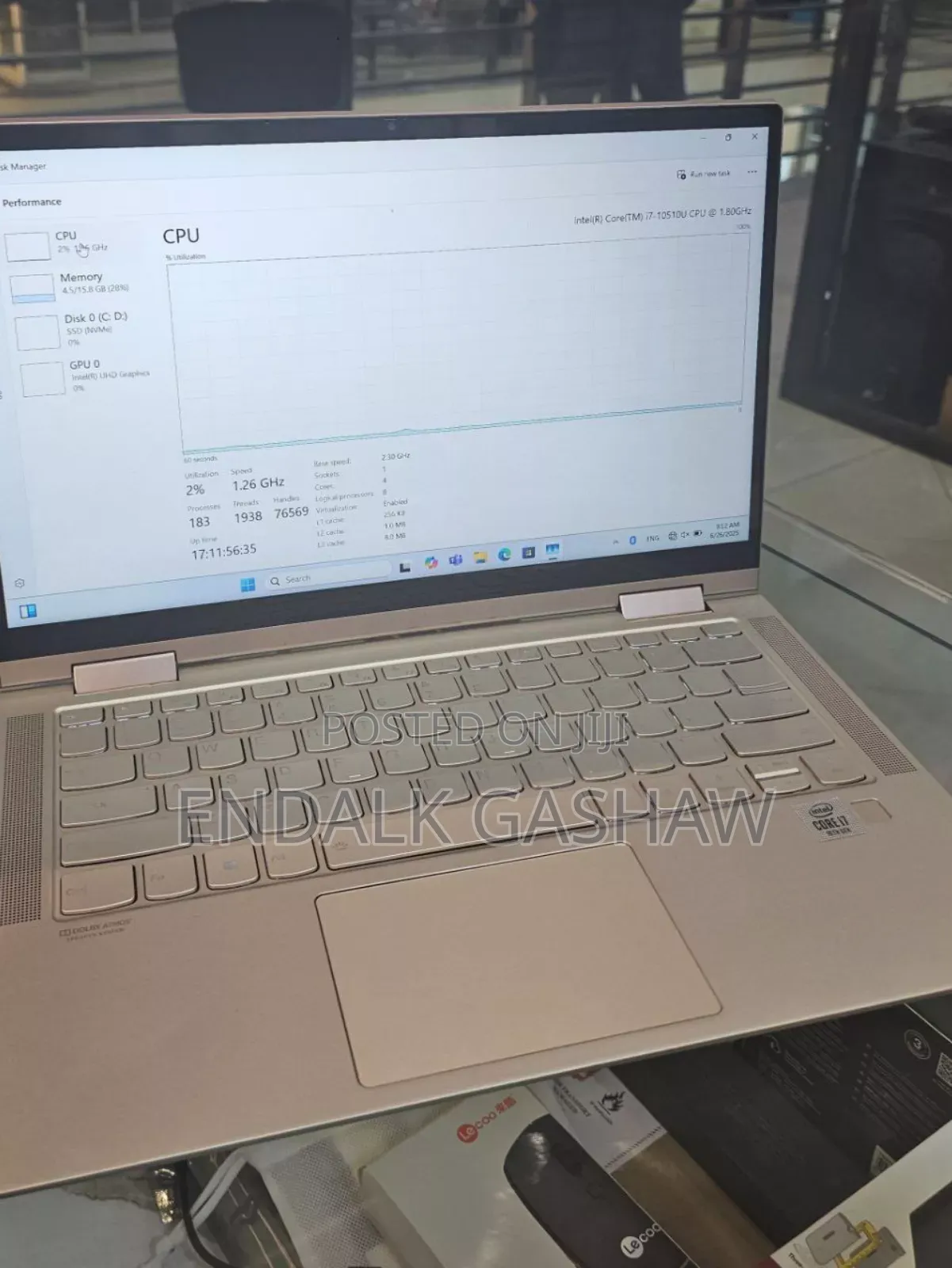 New Laptop Lenovo Yoga C740 16GB Intel Core I7 SSD 512GB