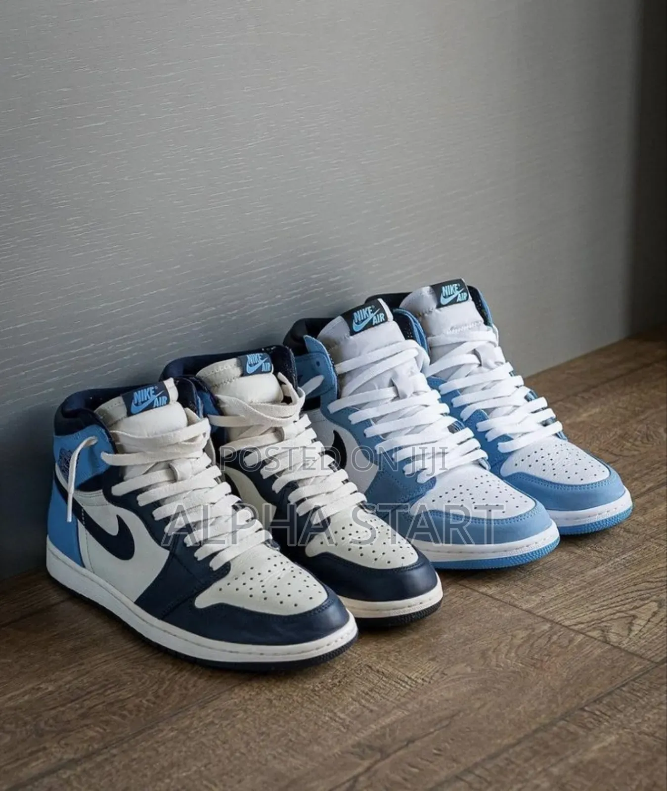 Cream Laces Obsidian Jordan 1 High Master Quality Sho for Yo