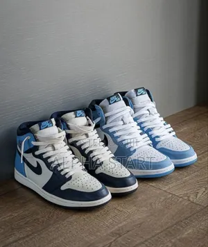 Photo - Cream Laces Obsidian Jordan 1 High Master Quality Sho for Yo