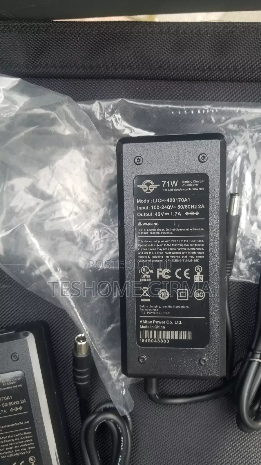 Electric Scooter Charger