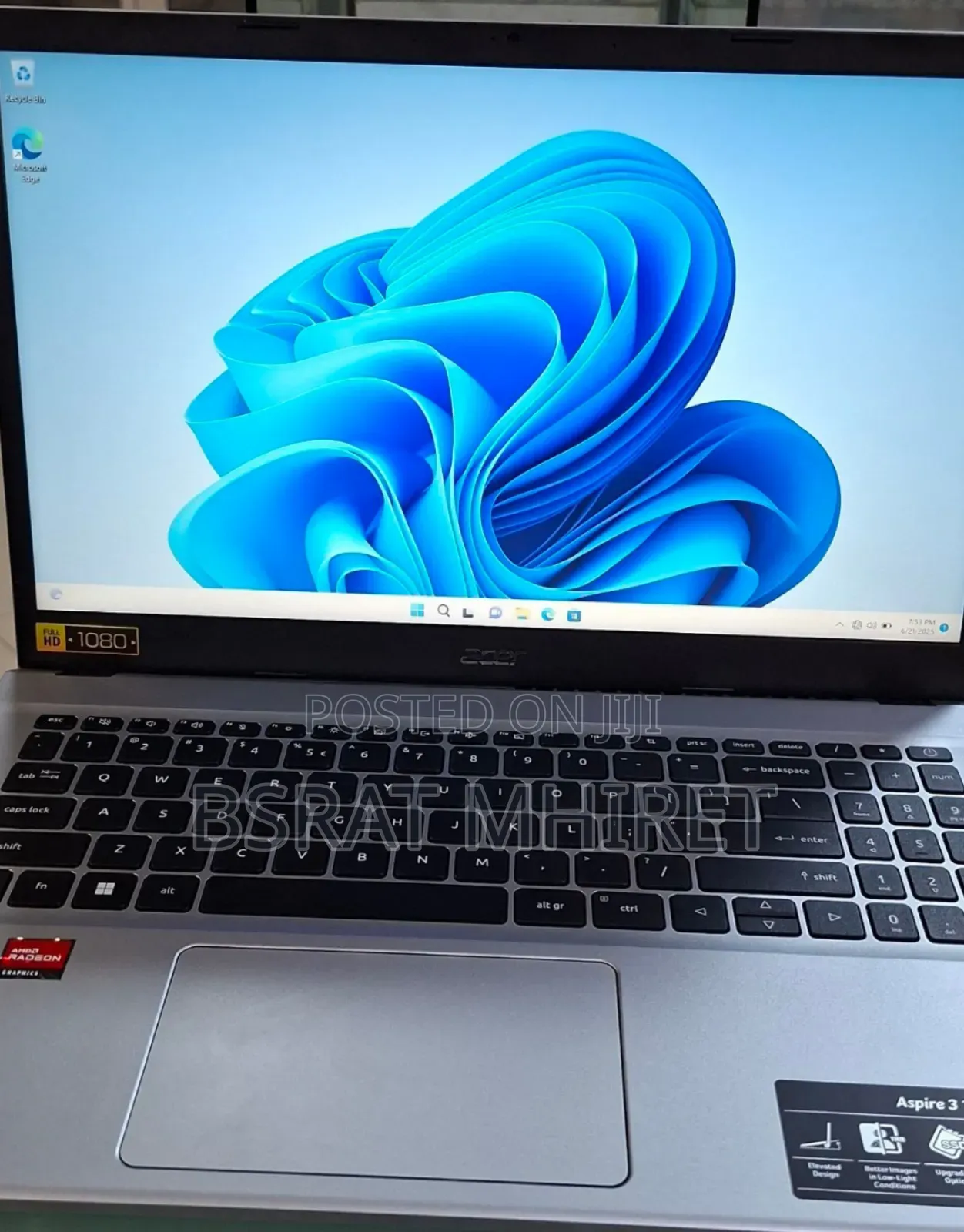 New Laptop Acer Aspire 3 16GB AMD Ryzen 7 SSD 1T