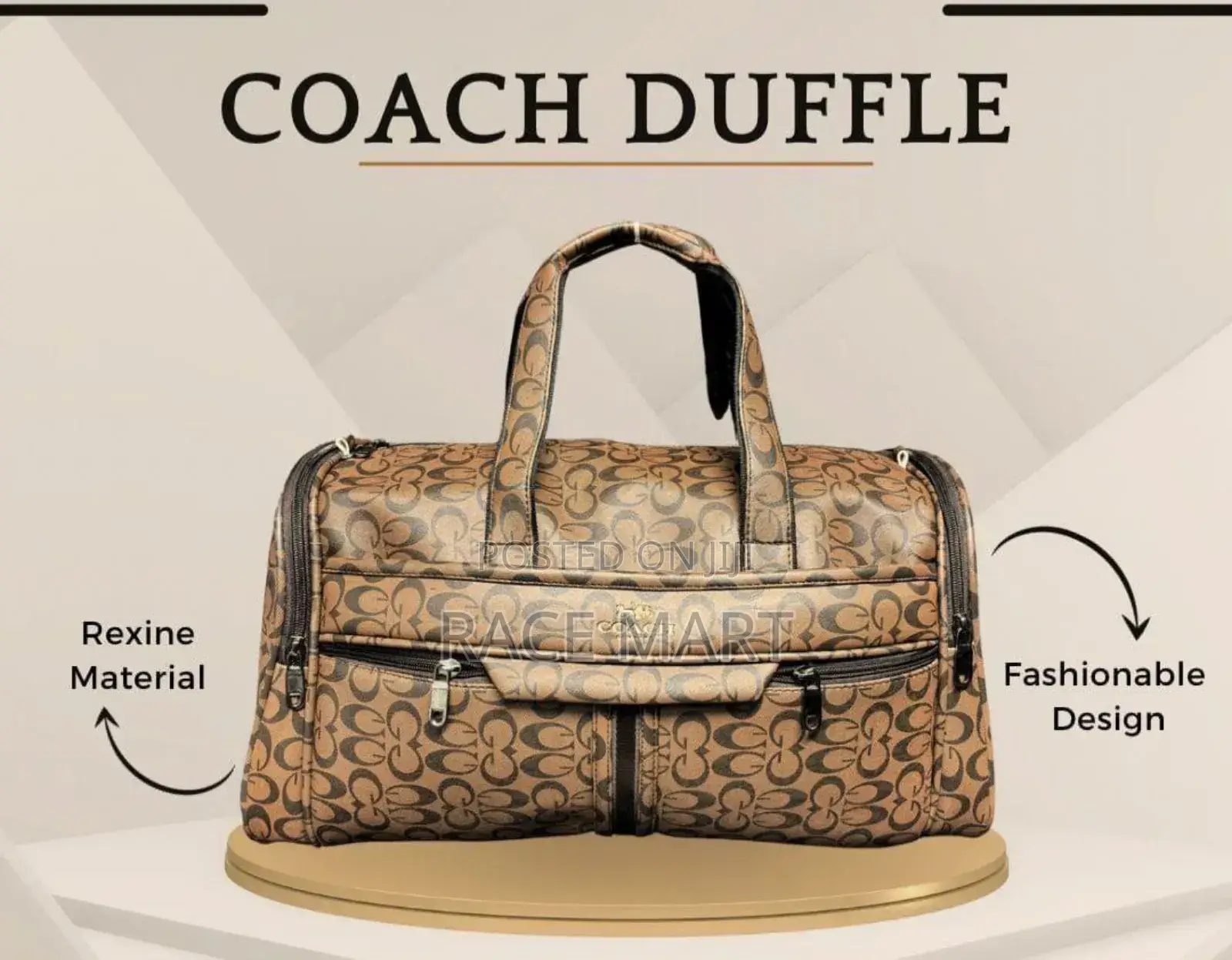Stylish Functional: Coach Duffle Bag