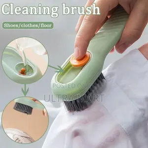 Multi-Functional Shoe Cleaning Brush With Soap Dispenser