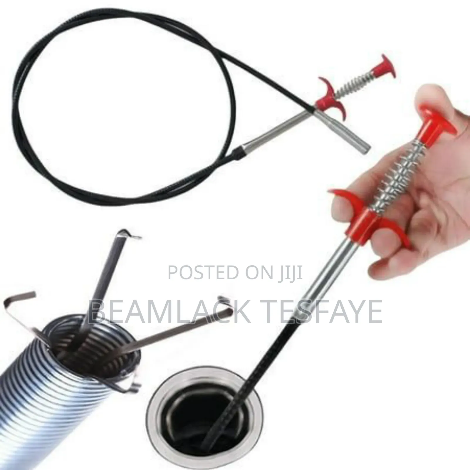  Long Sewer Cleaning Wire Spring