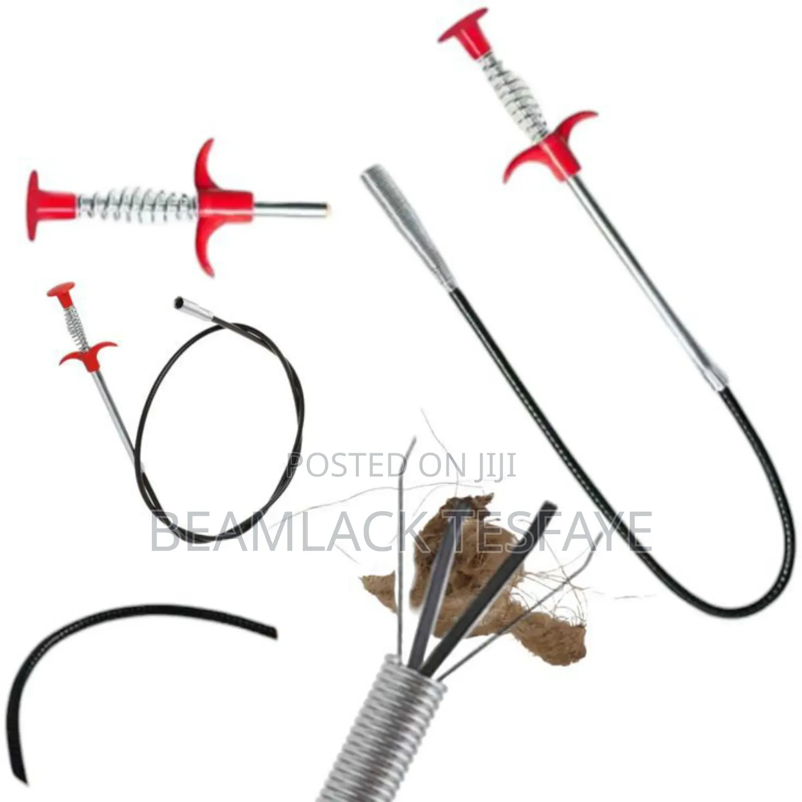  Long Sewer Cleaning Wire Spring